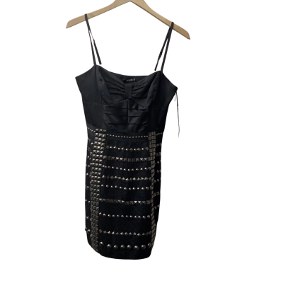 Seduce Womens  Size 10 Mini Dress Black  