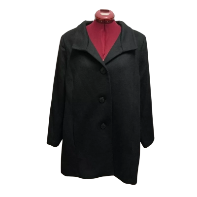 Fella Hamilton Womens  Size 16 Trench Coat Black  