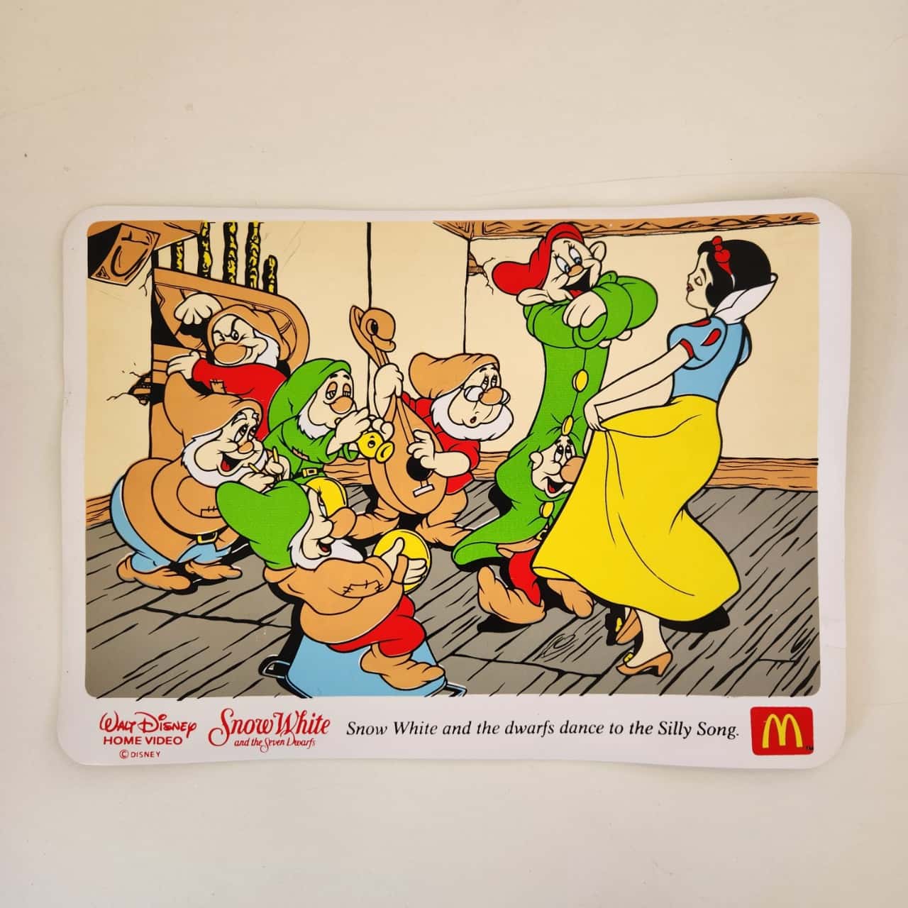 1990s Snow White & Seven Dwarfs McDonalds Placemats Vintage(s)