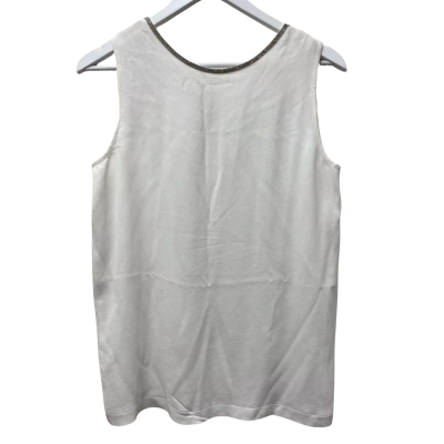  Fabiana Filippi Womens Size XS Embellished Blouse White 