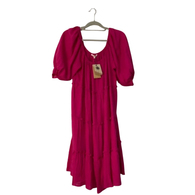 BNWT Label of Love rayon/linen Dress Size XL Pink  