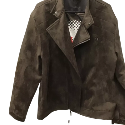 VG Collection Mens  Size XL Leather Jacket Browns 