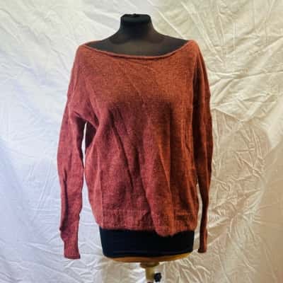 COUNTRY ROAD Size XXS Mohair Jumper Orange 