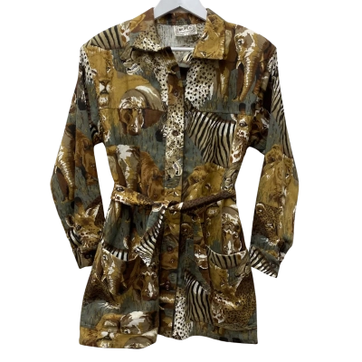  Muhle Womens Size S Jacket Animal print - Handmade in Zululand