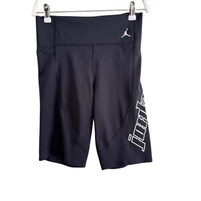 As New Air Jordan Womens High Waist Shorts Size M Black  