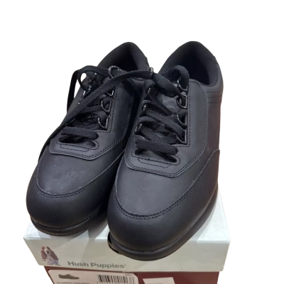 Hush Puppies Womens  Size 7.5 Classic Walker Shoes Black 
