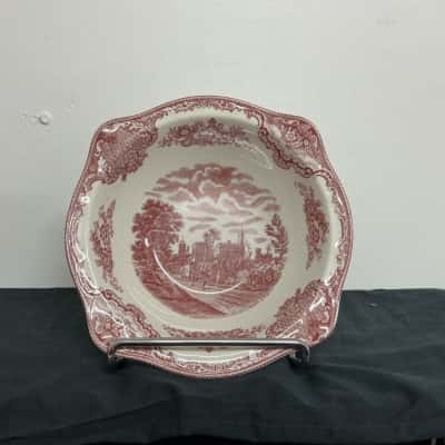 Johnson Brothers Ruthin Castle Pink Serving Bowl