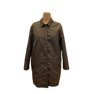  Womens Thomas Head Nylon "Car Coat"  Size M Brown 