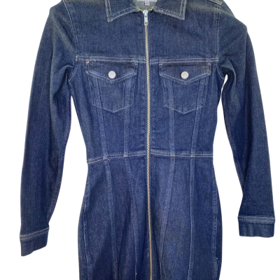 Weekday Womens Zippered Denim Dress, Size 34 