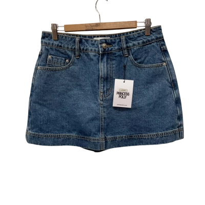 Princess Polly Womens  Size 10 Navy Blue skort