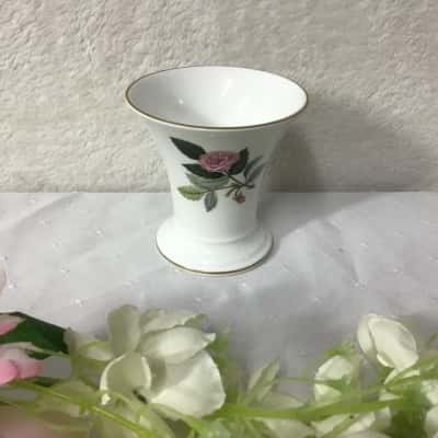 Vintage Wedgwood “Hathaway Rose” Bone China Vase