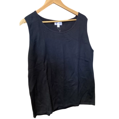 Caroline Gleeson Womens  Size 18 Singlet Top Black  
