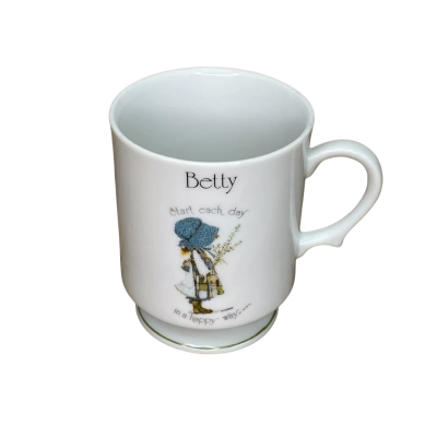 holly hobbie betty start each day in a happy way mug