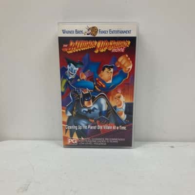 The Batman & Superman Movie VHS