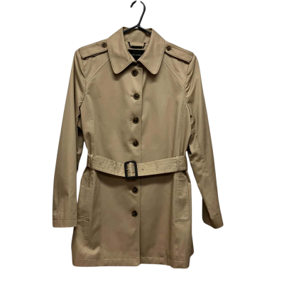 David Lawrence Womens  Size 12 Trench Coat / Trenchcoat Brown 