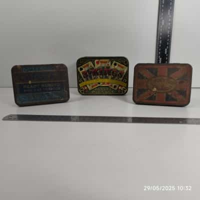 Trio of Vintage Cigarette Tins 