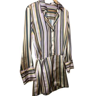 Hansen & Gretel Womens  Size S Gold / Striped Dress