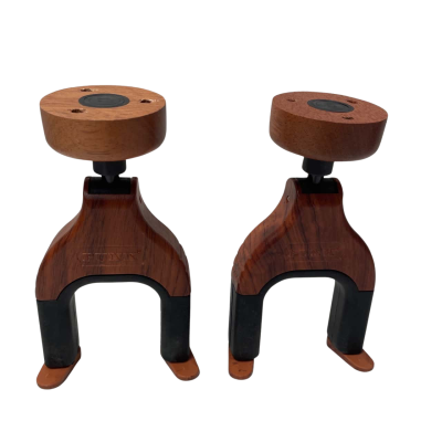 ‘Punk’ Timber Look Guitar Auto-lock Wall Hangers x2