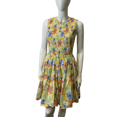 BNWT Little Coquille size 14 floral pattern mini dress
