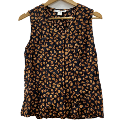 The Limited Womens Size 10 Sleeveless Top Black / Brown 