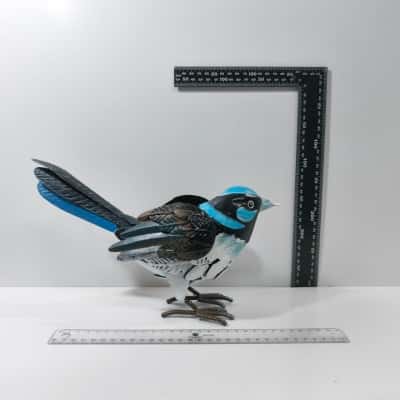 Metal Bird Decoration Garden Porch Art 