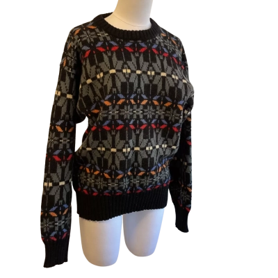 “Lincoln” woollen Mens Jumper-   Size L Pattern 