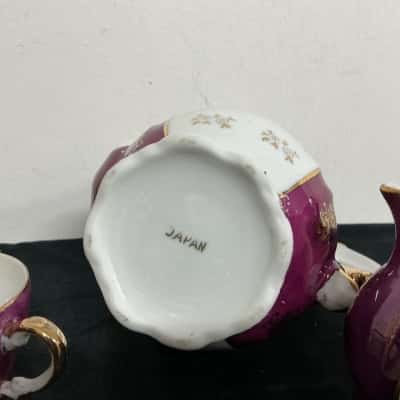 Vintage Ebersbach porcelain tea set