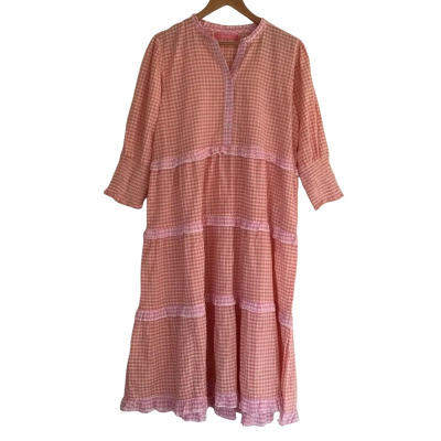 BNWT* Miss Marlow.   Ruffle Dress in Orange and Pink.    Size 16 