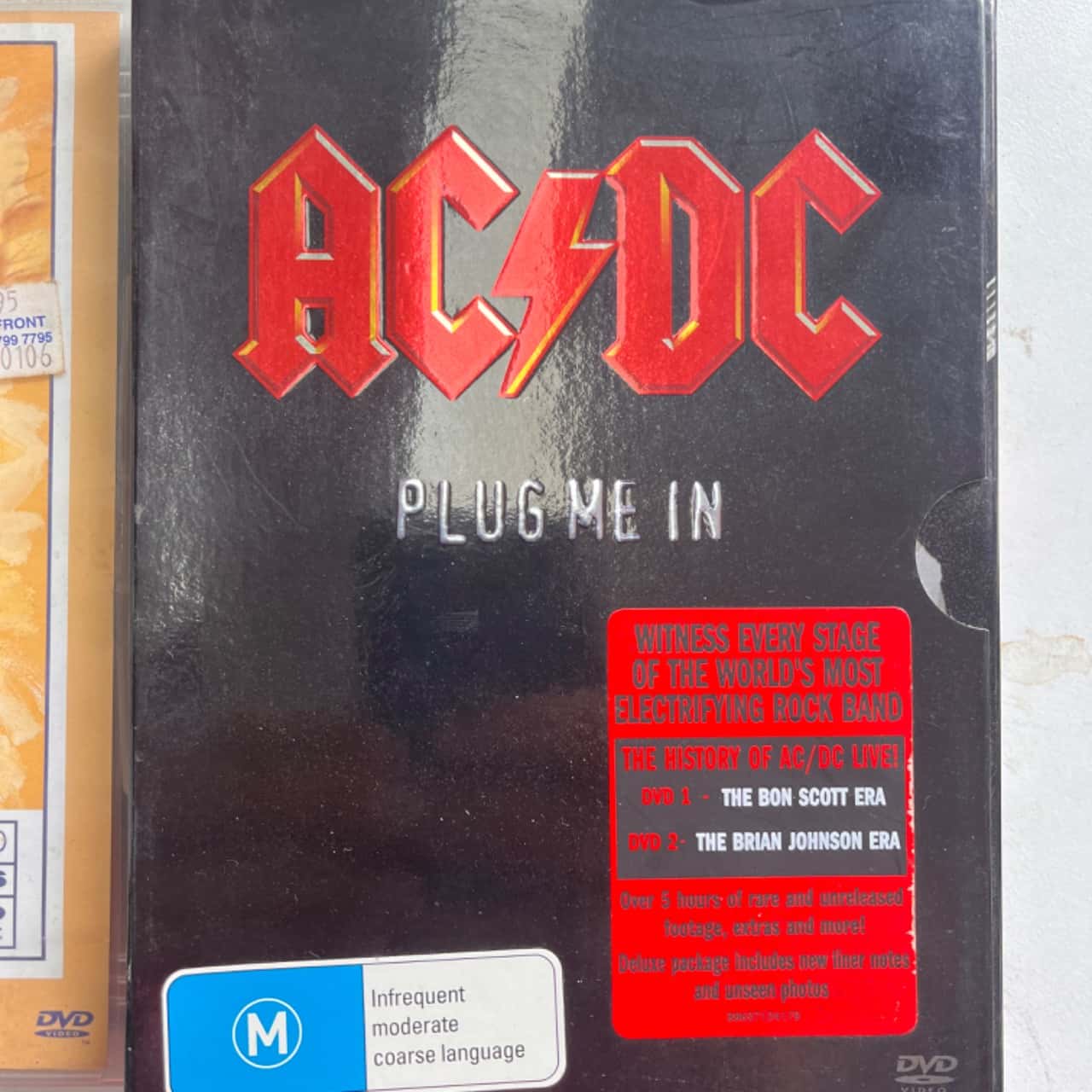 ACDC DVDS (PLUG ME IN, NO BULL)