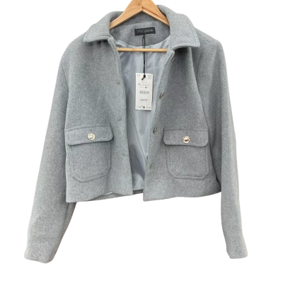 Zara Womens BNWT XL Coat Grey 