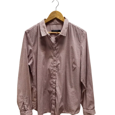 Sportscraft Womens  Size 18 Red Pattern Shirt