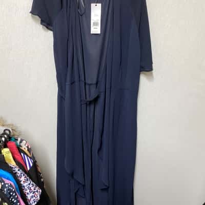 Tokito Womens  Size 18 Navy Blue Dress