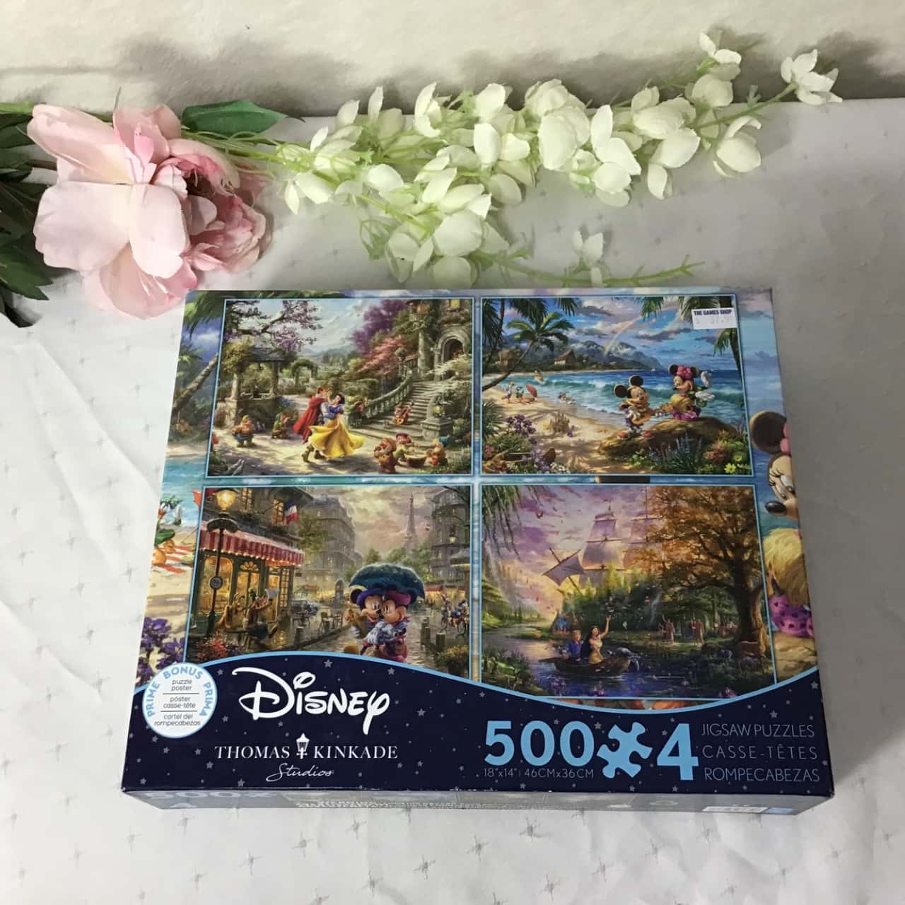 Disney Ceaco Thomas Kinkade 4-in-1 500 Piece Jigsaw Puzzle (new)(s ...