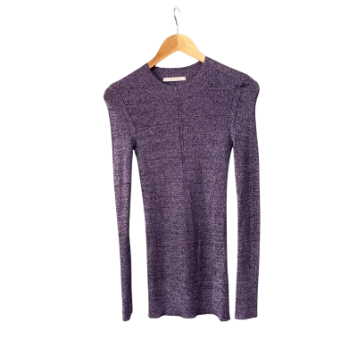 Christopher Kane Womens  Size M Long Sleeve Top Purple 