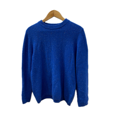 Gorman Womens Sweater Size 8 Blue Wool Blend with Multicoloured Speckle