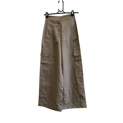 BNWT COS Women's Size AUS 4 Wide Legged Cargo Pants Brown 