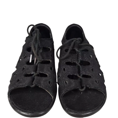 Revere Womens  Size 6 Sandals Black  