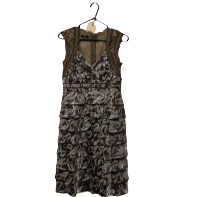  Laura K  Womens  Cocktail  / Party Dress Brown Size 10 