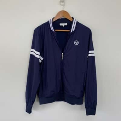 Sergio Tacchini Navy Blue Running Jacket  Size M 