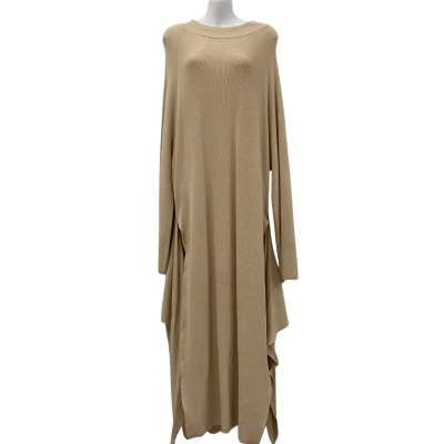 SNDYS Womens  Size M Casual Dress Beige 
