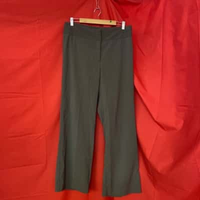 Liz Jordan Womens  Size 12 Wide Leg Pants Grey 
