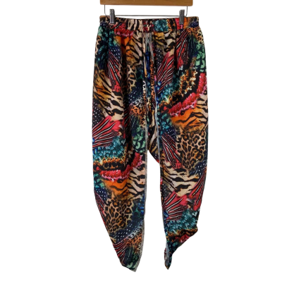 Katie’s Miami Beach Animal Ankle Wrap Pants – Size 10