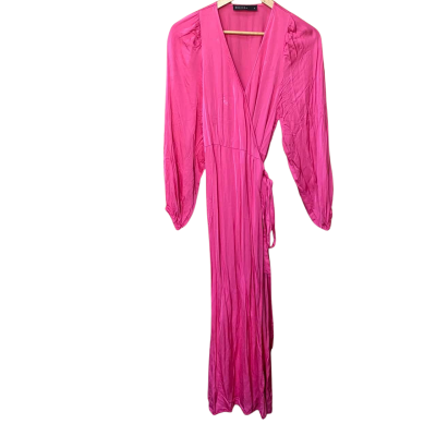 Decjuba Pink Wrap Dress Size S