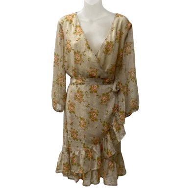 Spicy Sugar - Floral Wrap Dress Size 14
