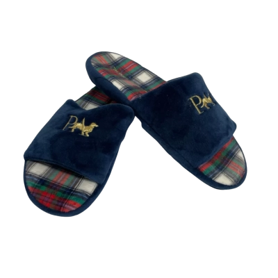 Peter Alexander Unisex Slippers Size M Navy Blue 