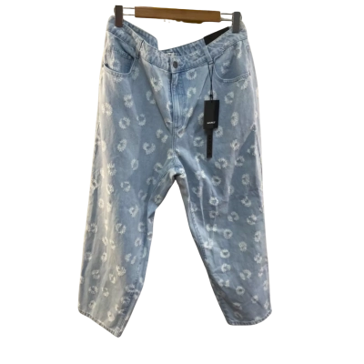 BNWT Marcs Womens  Size 34 Bleached Jeans Blue RRP $149.95