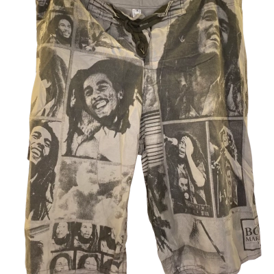 Bob Marley Mens  Size 36 Black  / Grey 