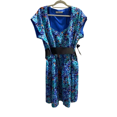 Estelle Womens  Size 18 Floral Dress Blue / Floral RRP $149