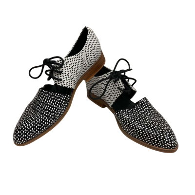 Gorman Womens  Size 39 Flats Black  / White 