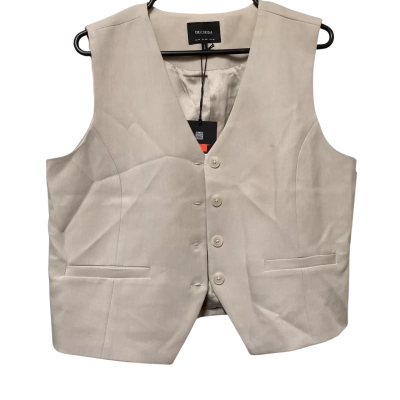 Decjuba Womens  Size 14 Champagne Vest